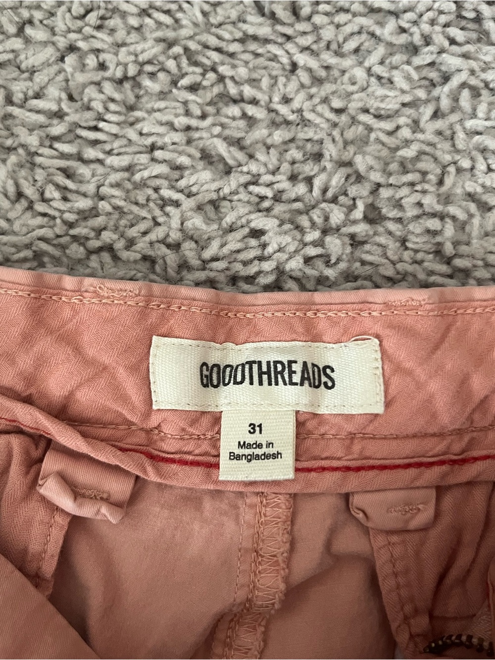 Goodthreads Girls Blush Pink Shorts - Elastic Waist